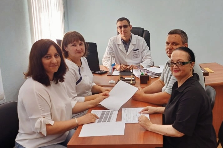 Специалисты Курской ОМКБ посетили с рабочим визитом Щигровскую районную больницу 